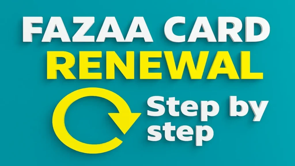 Fazaa Card Renewal